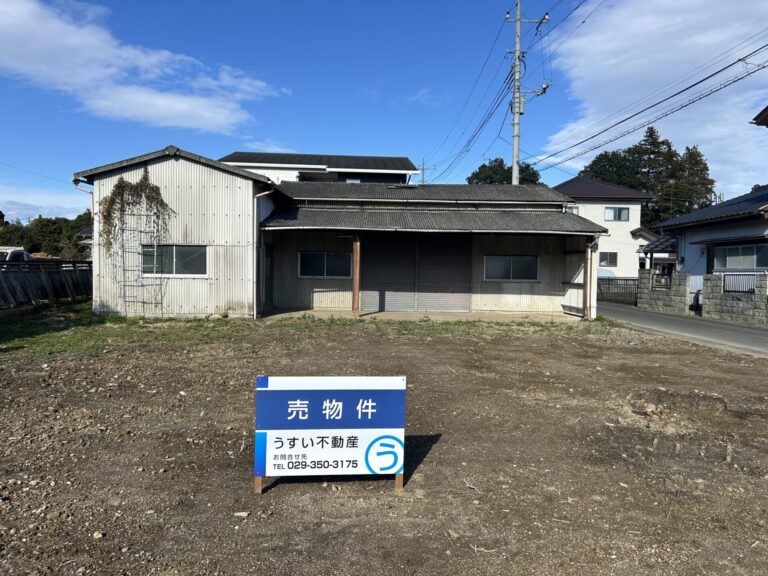 笠間市大田町　倉庫620万円                （土地 約102坪：倉庫 約32坪）